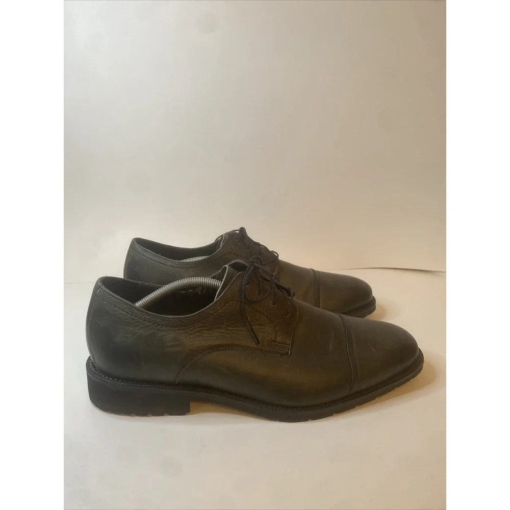 Neil M Shoes Brown Casual Dress Oxford Derby Cap Toe Lace-Up Men 12 D Leather